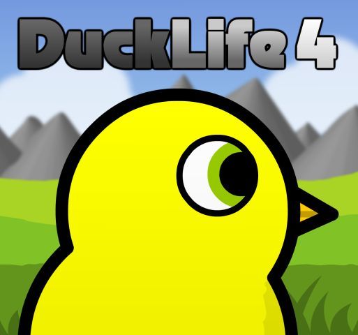 Duck Life 4's main icon, with a yellow duck